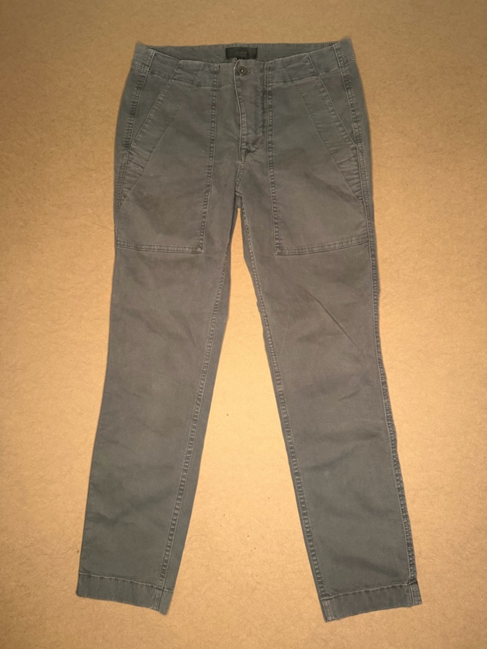 J. Crew Gray Everyday Pants with Utility Details Size 2
